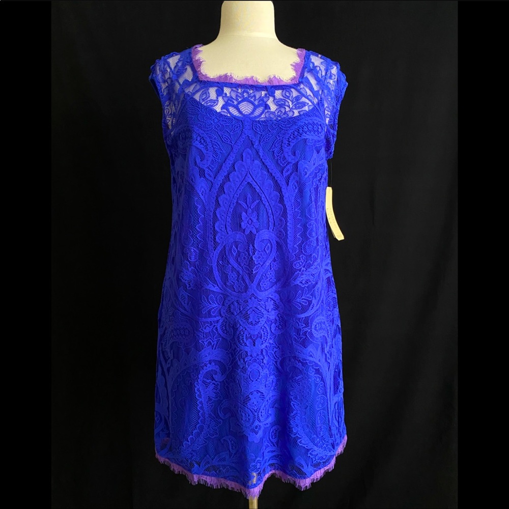NWT Nicole Miller Lace Mini Dress